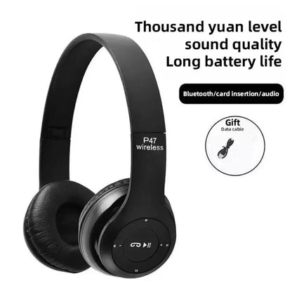 Wireless Bluetooth 5.0 Headphones Headset Over-Ear FM Radio MIC Foldable TF Card